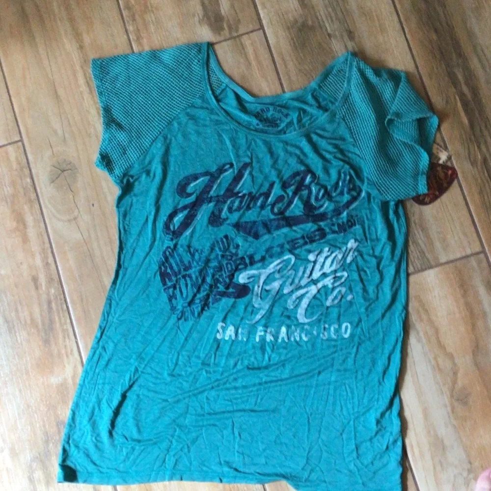 Hard Rock Teal Graphic Tee